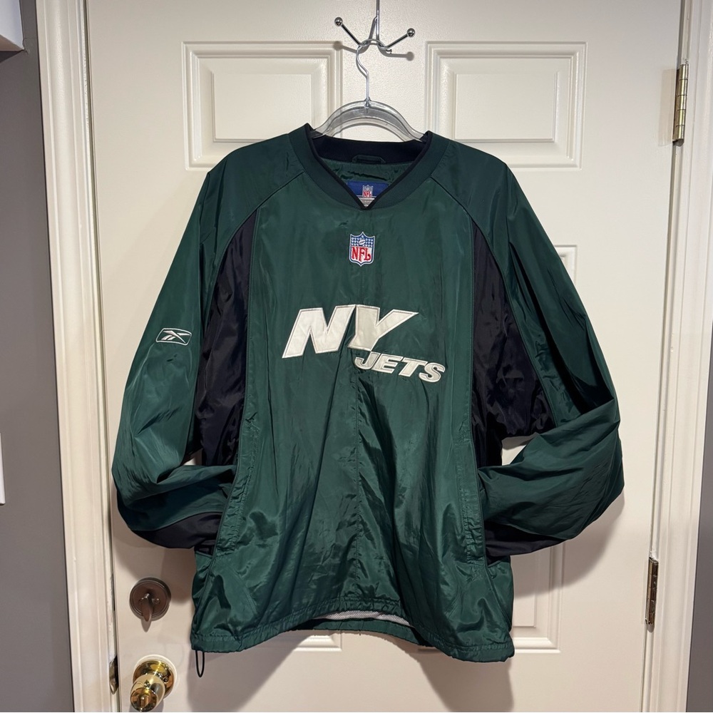 Green NY Jets Pullover Jacket